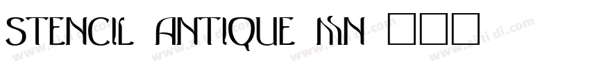 Stencil Antique MN字体转换 Stencil Antique MN字体转换